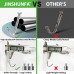 JINSHUNFA Adhesive Wall Hooks 13LB Heavy Duty No Drill Transparent Waterproof Hooks for Bathroom Kitchen Towel Coat 12 Pack JINSHUNFA Adhesive Wall Hooks 13LB Heavy Duty No Drill Transparent Waterproof Hooks for Bathroom Kitchen Towel Coat 12 Pack