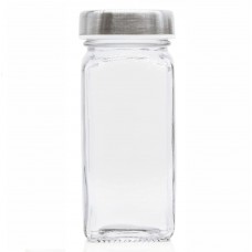 JINSHUNFA Glass Spice Jars with Label Set Bamboo Shaker Lids, Kitchen Airtight Sugar Packet Holder Storage Jars with Lid, Spices & Seasonings Sets Organizer Spice Containers, Glass Jar Food Canister