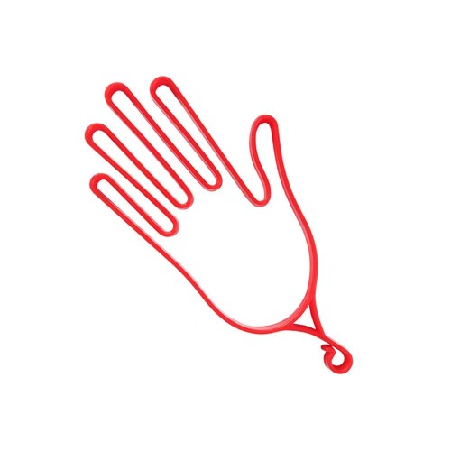 JINSHUNFA 3Pair Golf Gloves Stretcher, Durable Outdoor Sport Golf Gloves Holder Rack Hanger Keeper Dryer Shaper Tool Accessorie (Red) Golf Stuff Glove Stretchers Glove Stretchers