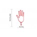 JINSHUNFA 3Pair Golf Gloves Stretcher, Durable Outdoor Sport Golf Gloves Holder Rack Hanger Keeper Dryer Shaper Tool Accessorie (Red) Golf Stuff Glove Stretchers Glove Stretchers