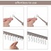 JINSHUNFA Metal Curtain Track Hooks S Shaped Small Curtain Hooks Metal Drape Wire Hooks for Ceiling Curtain Drape Track